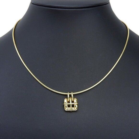 TIFFANY&Co. Biscayne Necklace choker K18 yellow gold 15.5g Women - Picture 1 of 7